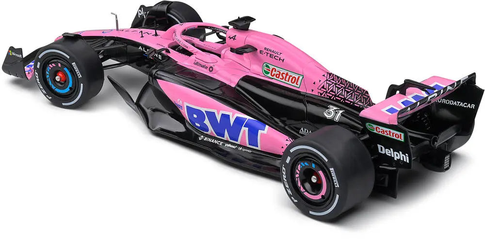 Formula 1 Alpine A523 Presentation Version pink edition - 1/18 Solido