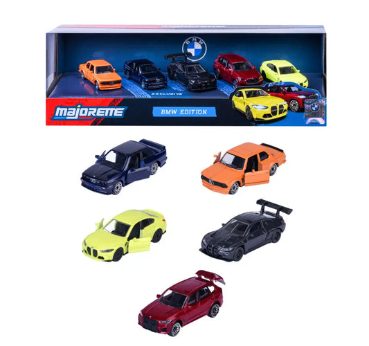 Set 5 masinute metalice BMW Edition - 1/64 Majorette