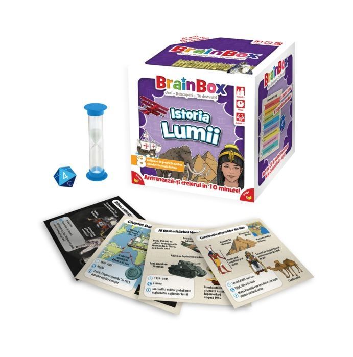 Joc educativ BrainBox - Istoria Lumii