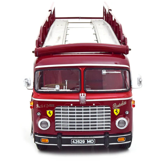 Transportor Fiat 642 RN2 Bartoletti Ferrari Race Car Transporter dark red - 1/18 CMR