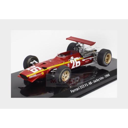 Formula 1 Ferrari 312 F1-68 #26 - Jacky Icks 1968 cu vitrina plexiglass - 1/24 Premium Collectibles