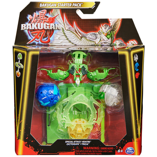Set Bakugan Starter Pack special attack Ventri-Octogan-Trox