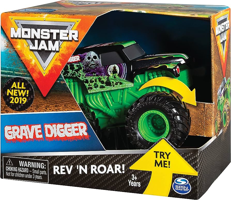 Monster Jam Grave Digger Rev'n Roar - 1/43 Spin Master