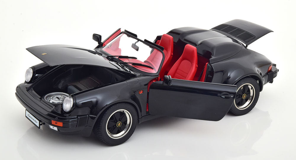 Porsche 911 Speedster 1989 negru - 1/12 Schuco