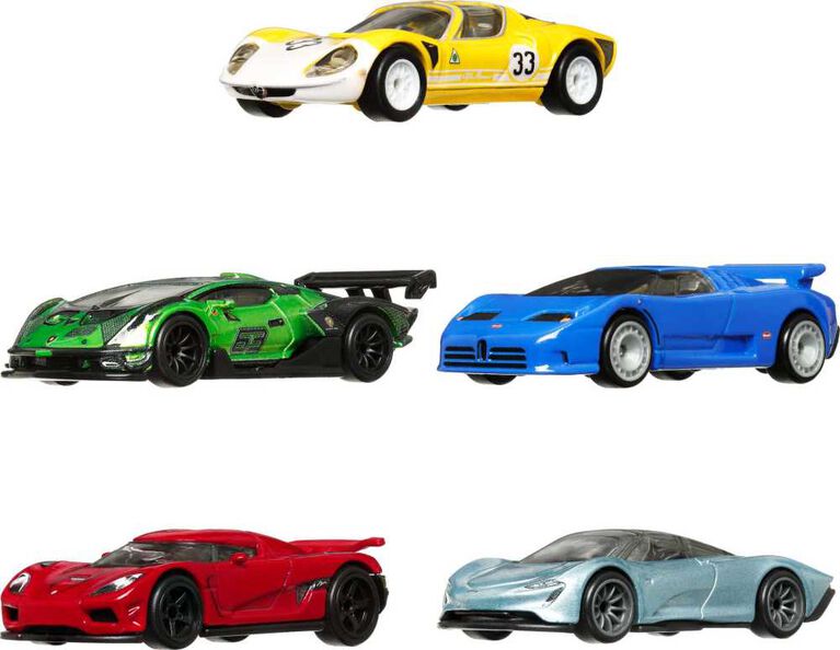 Set 5 masinute metalice Exotic Envy Container - 1/64 Hot Wheels Premium