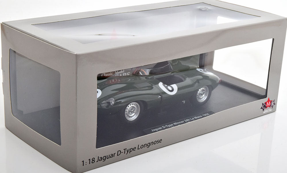 Jaguar d-type winner 24h Le Mans 1955 Hawthorn/Bueb - 1/18 CMR
