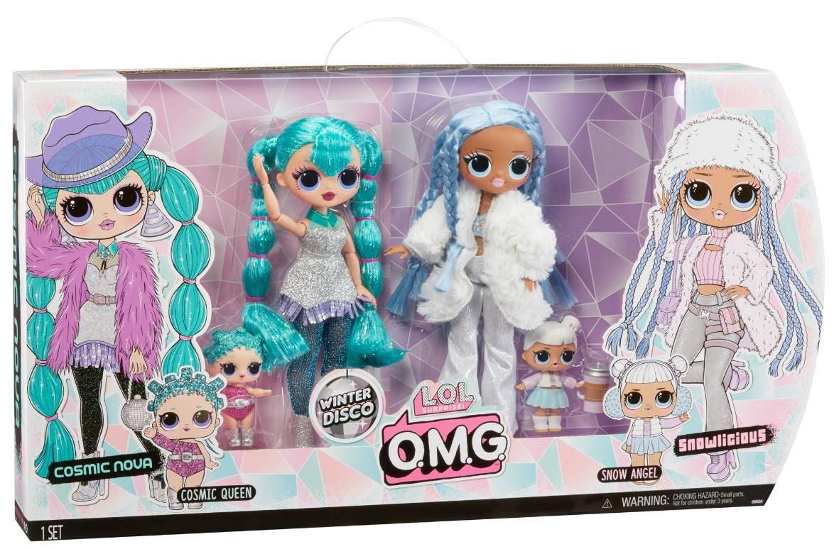 Set 2 papusi LOL Surprise OMG Winter Disco - Cosmic Nova si Snowlicious