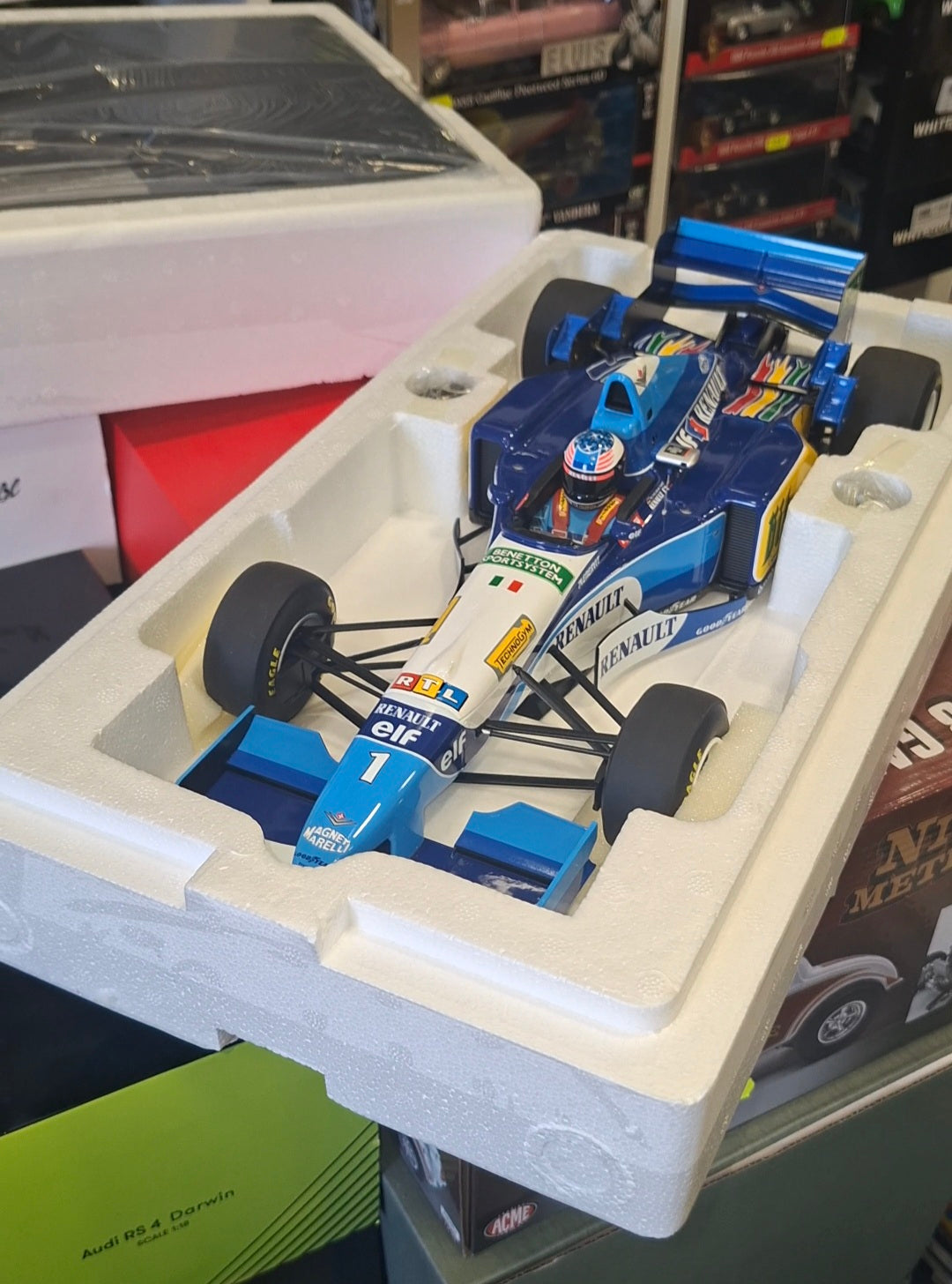 Formula 1 M. Schumacher Benetton B195 #1 Formula 1 World Champion 1995 Nr.143/230pcs - 1/12 Minichamps