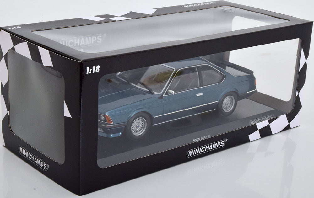 BMW 635 CSi 1982 petrol metallic - 1/18 Minichamps