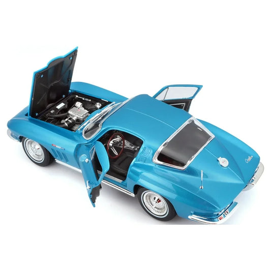 Chevrolet Corvette 1965 bleu - 1/18 Maisto