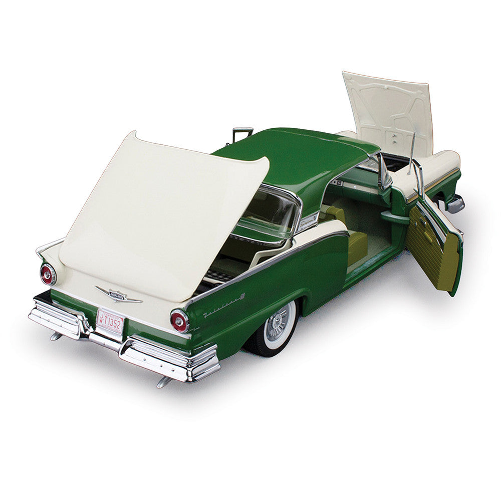 Ford Fairlane 500 Skyliner Cumberland green/colonial white - 1/ 18 Sun Star