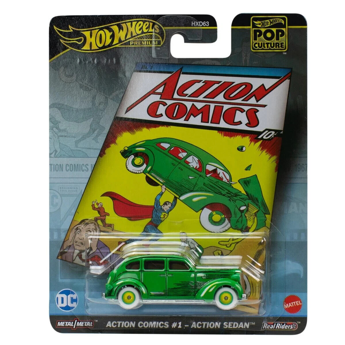 Masinuta Action Comics #1 - 1/64 Hot Wheels Premium