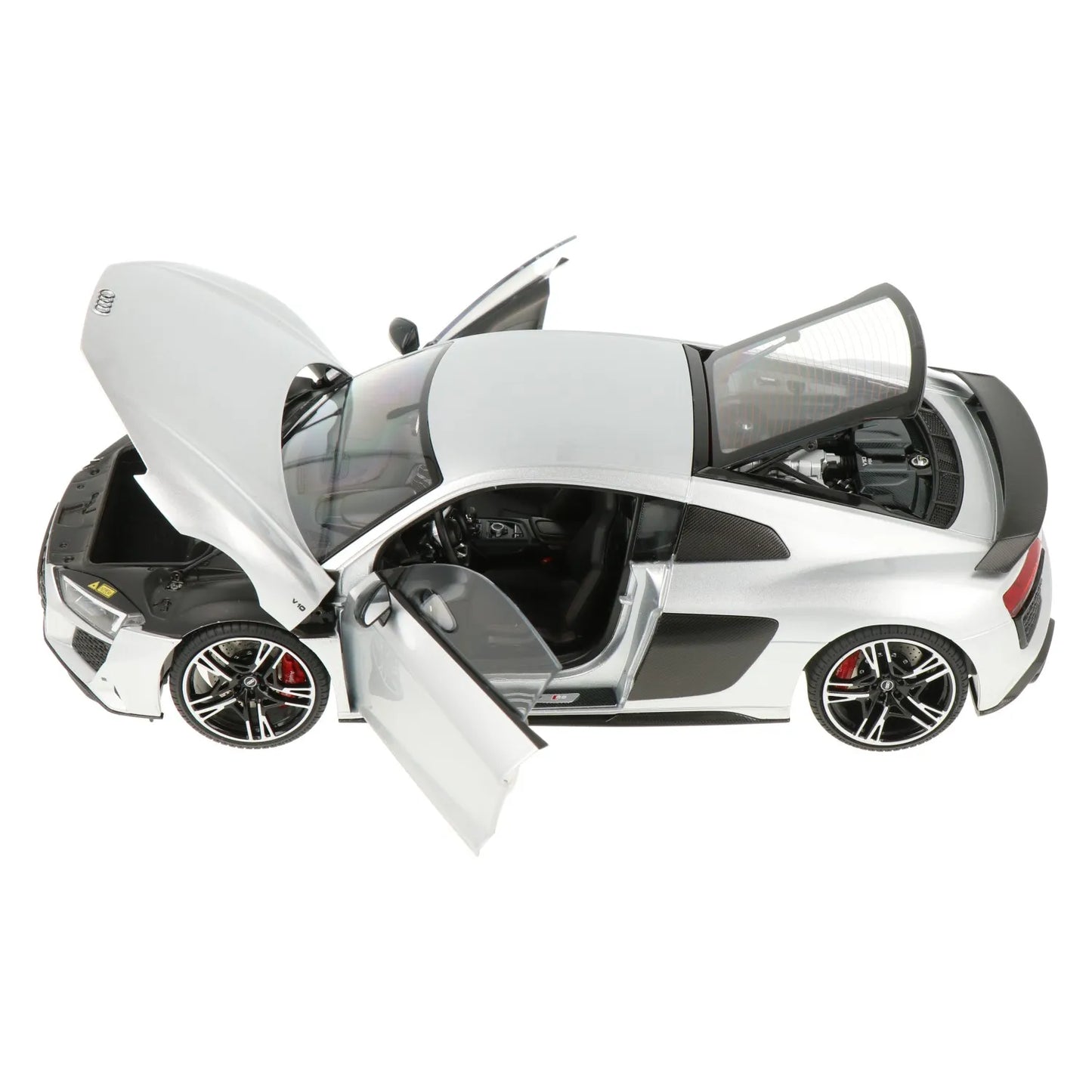 Audi R8 Coupe silver - 1/18 KengFai