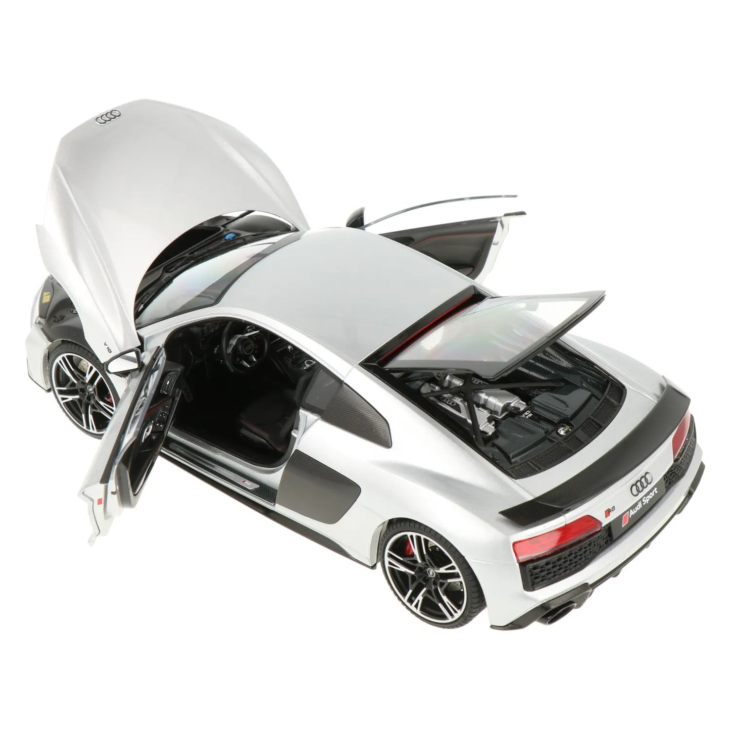 Audi R8 Coupe silver - 1/18 KengFai