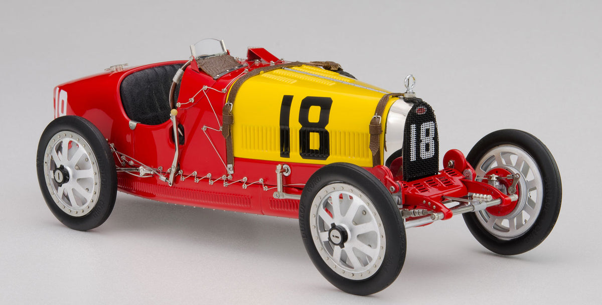 Bugatti Typ 35 Grand Prix Nation Colour Project Spanien #18 - 1/18 CMC