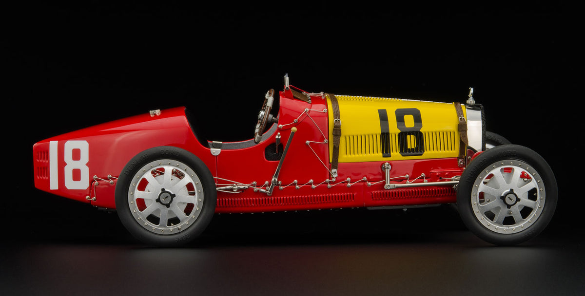 Bugatti Typ 35 Grand Prix Nation Colour Project Spanien #18 - 1/18 CMC