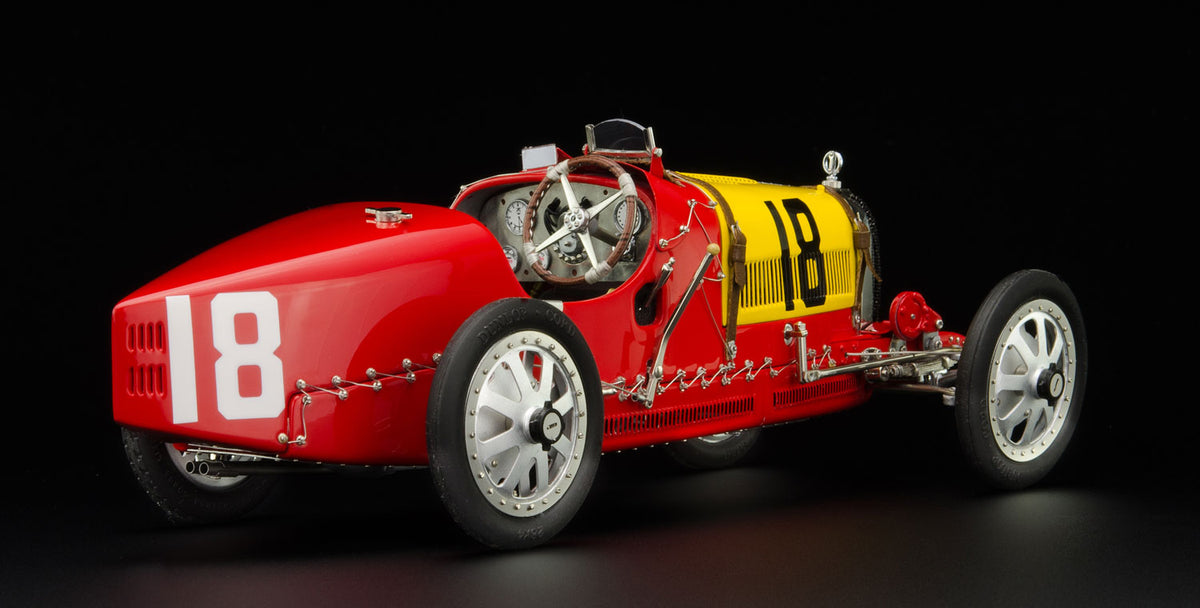 Bugatti Typ 35 Grand Prix Nation Colour Project Spanien #18 - 1/18 CMC