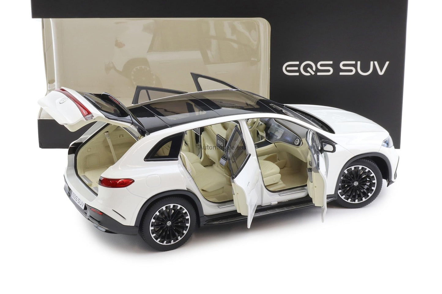 Mercedes-Benz EQS SUV 2022 diamond white - 1/18 NZG