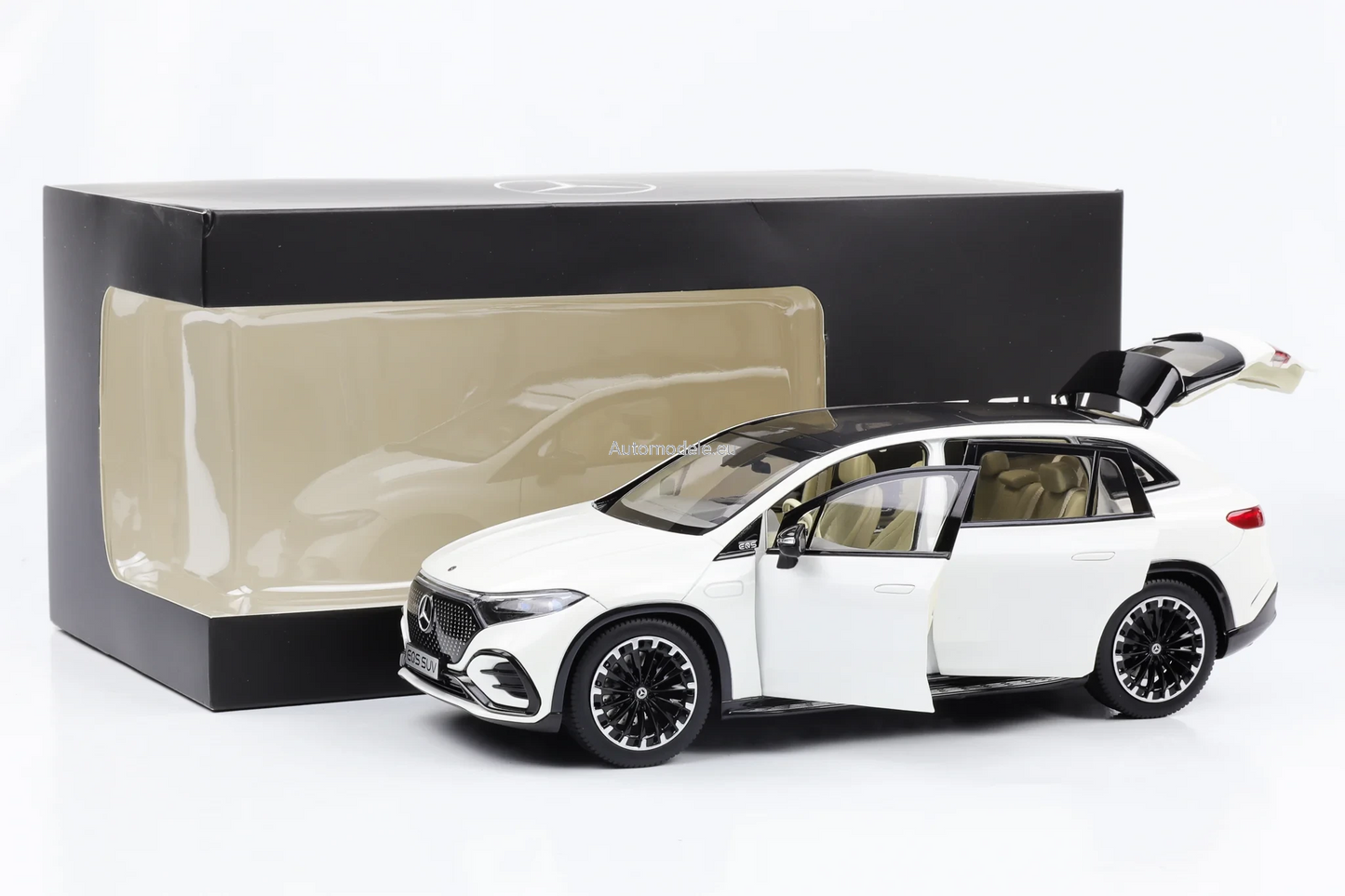 Mercedes-Benz EQS SUV 2022 diamond white - 1/18 NZG