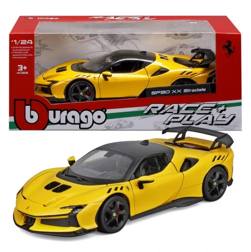 Ferrari SF90 XX Stradale galben - 1/24 Bburago