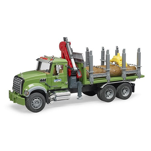 BRUDER 02824 - Camion forestier Mack cu macara