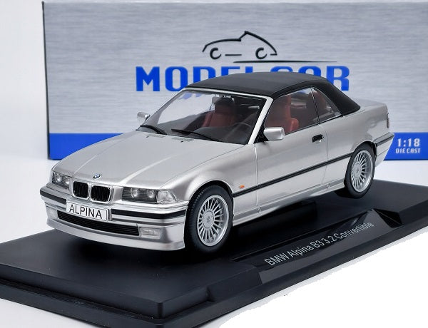 BMW Alpina B3 3.2 Convertible Silver - 1/18 Model Car Group