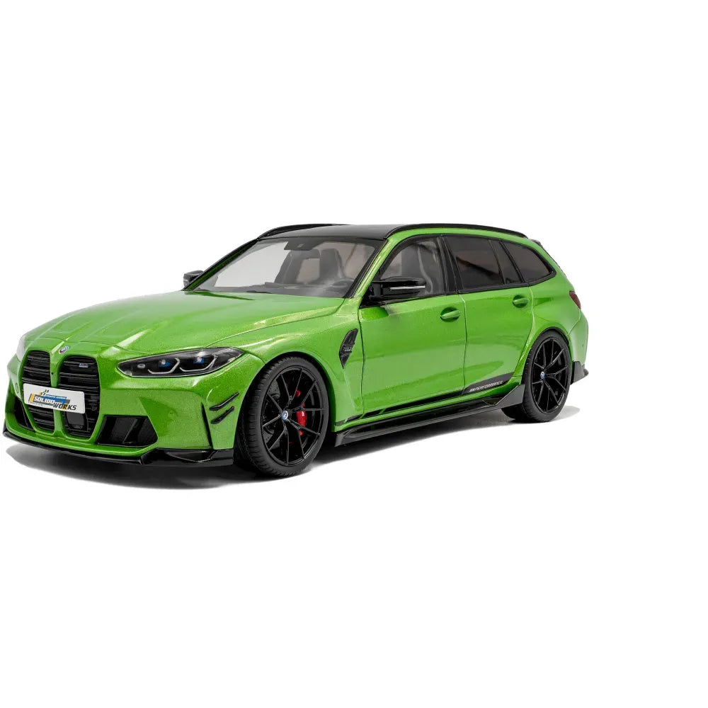 BMW M3 Competition xdrive Touring verde 2024 - 1/18 Solido