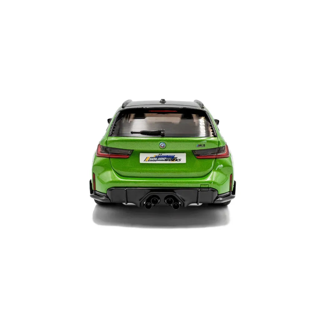 BMW M3 Competition xdrive Touring verde 2024 - 1/18 Solido