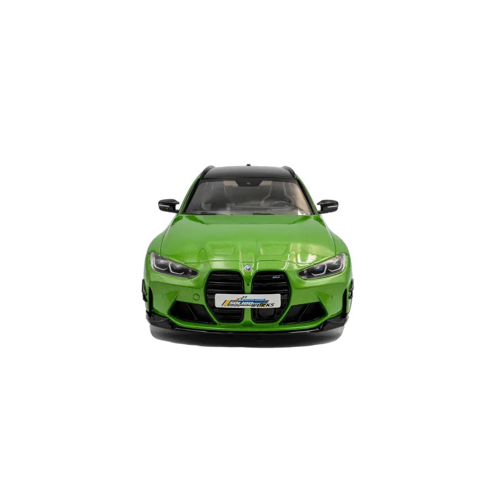 BMW M3 Competition xdrive Touring verde 2024 - 1/18 Solido