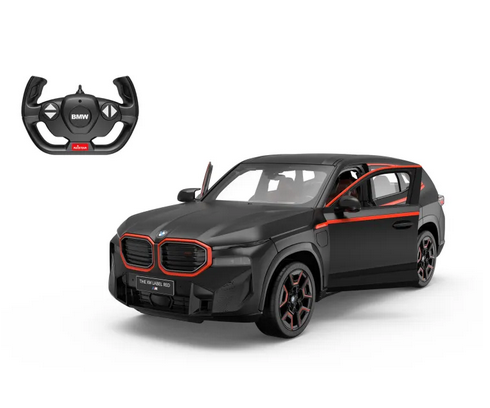BMW XM negru/rosu cu telecomanda - 1/14 Rastar