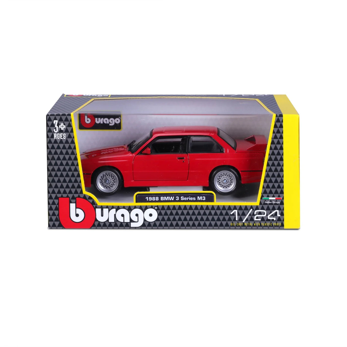 BMW M3 E30 1988 rosu - 1/24 Bburago