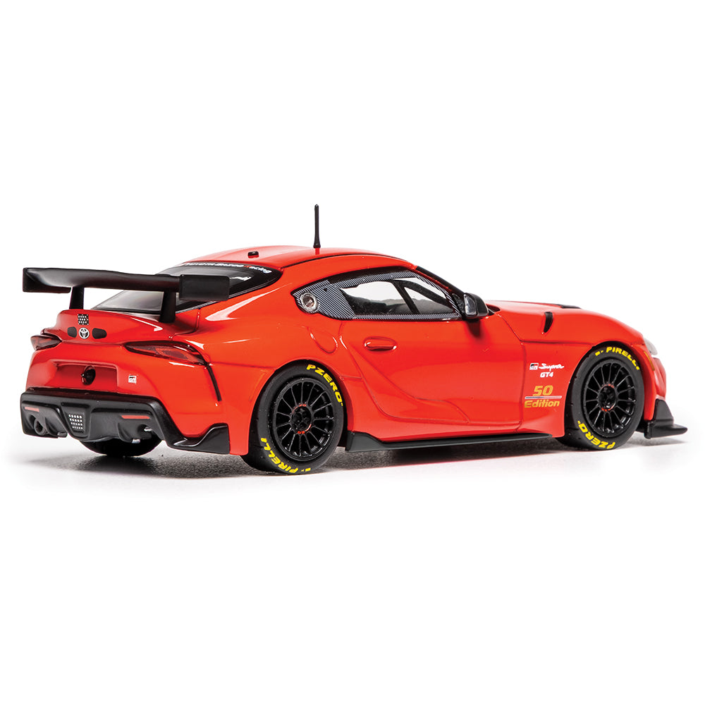 Toyota GR Supra GT4 2022 50 Edition cu vitrina plexiglass - 1/43 Ixo Modelcars