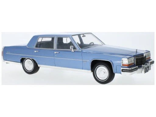 Cadillac Fleetwood Brougham albastru - 1/18 Model Car Group