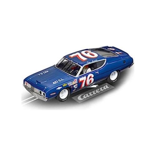 Ford Torino Talladega No.76 1970 cu pilot si vitrina plexiglass pentru pista Carrera - 1/32 Carrera Evolution