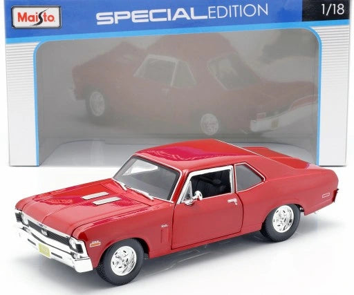 Chevrolet Nova SS 1970 rosu - 1/18 Maisto