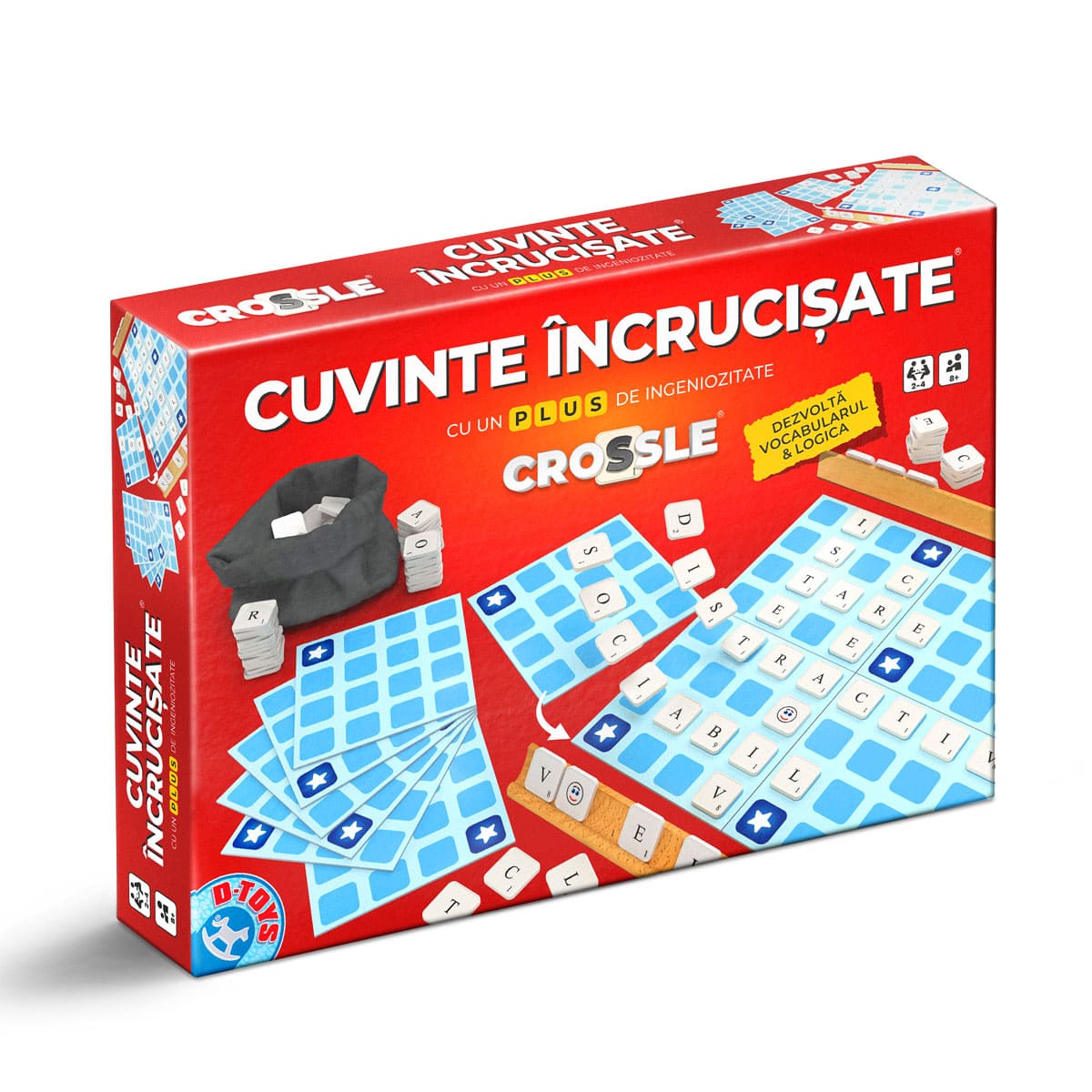 Joc de societate Crossle D-Toys - Cuvinte Incrucisate
