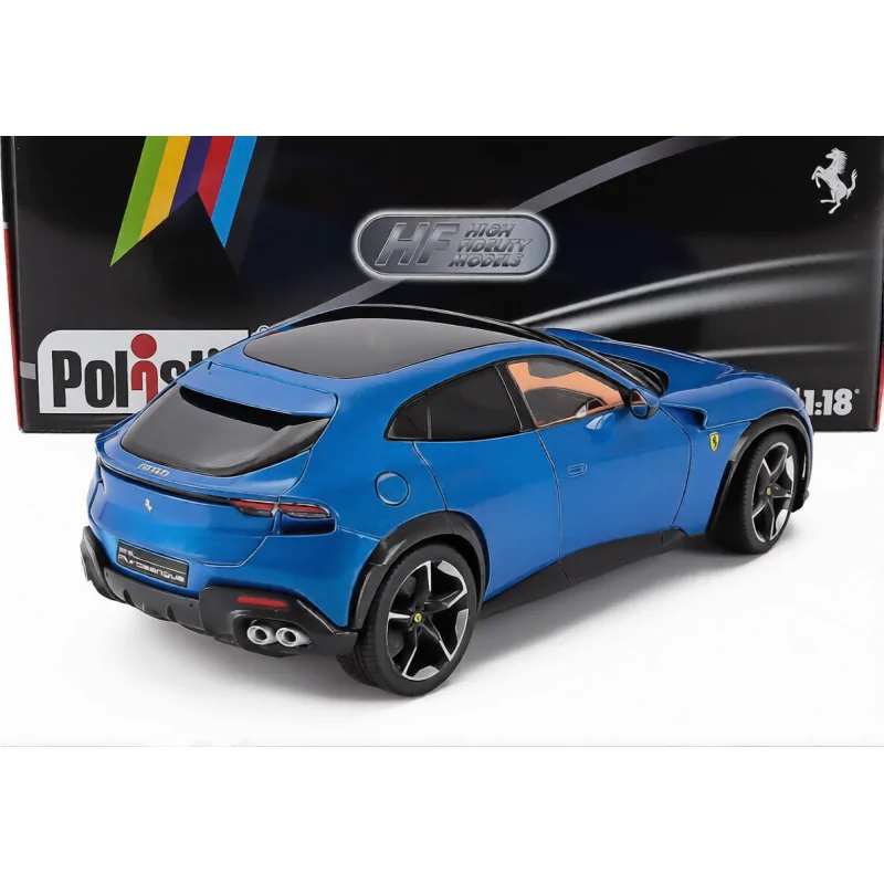 Ferrari Purosangue albastru - 1/18 Polistil