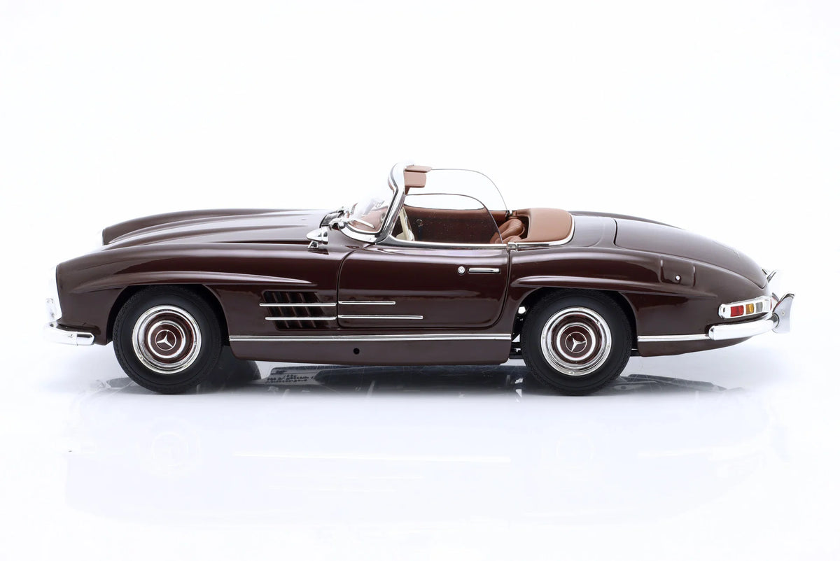 Mercedes-Benz 300SL roadster w198 1957 dark red - 1/18 Minichamps