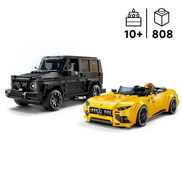 LEGO Speed Champions 76924 - Mercedes-AMG G 63 si Mercedes-AMG SL 63 (808 piese)