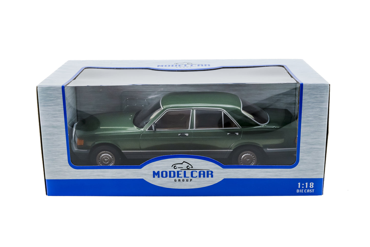 Mercedes-Benz W126 verde - 1/18 Model Car Group