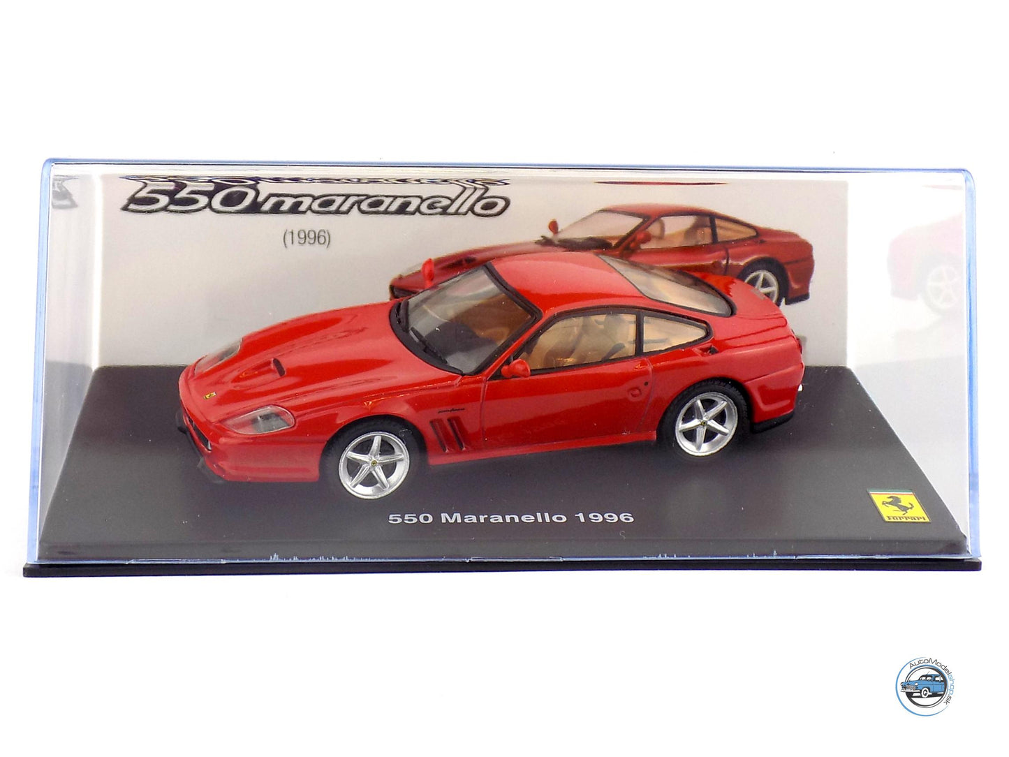 Ferrari 550 Maranello 1996 cu vitrina plexiglass - 1/43 Altaya