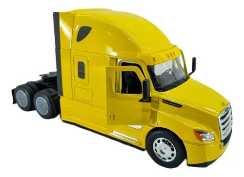 Camion Cap Tractor Freightliner Cascadia galben - 1/32 Welly