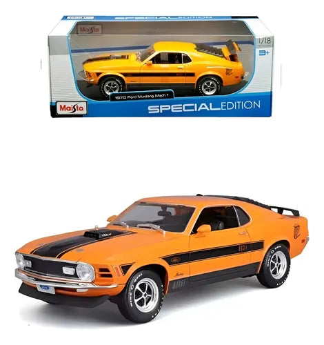 Ford Mustang Mach 1 1970 orange - 1/18 Maisto