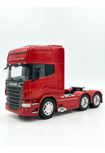 Camion Cap Tractor Scania V8 R730 rosu - 1/32 Welly