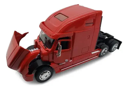 Camion Cap Tractor Freightliner Columbia rosu - 1/32 Welly