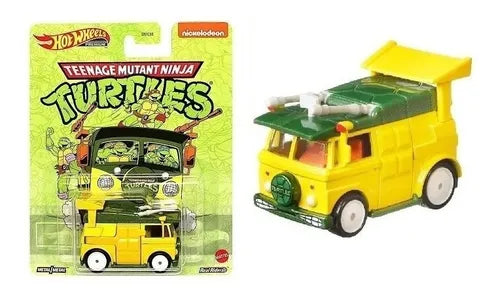 Masinuta Testoasele Ninja Party Wagon - 1/64 Hot Wheels Premium