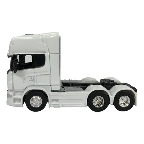 Camion Cap Tractor Scania V8 R730 alb - 1/32 Welly