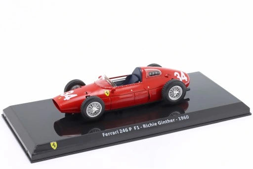 Formula 1 Ferrari 246P F1 - Richie Ginther 1960 #34 cu vitrina plexiglass - 1/24 Altaya