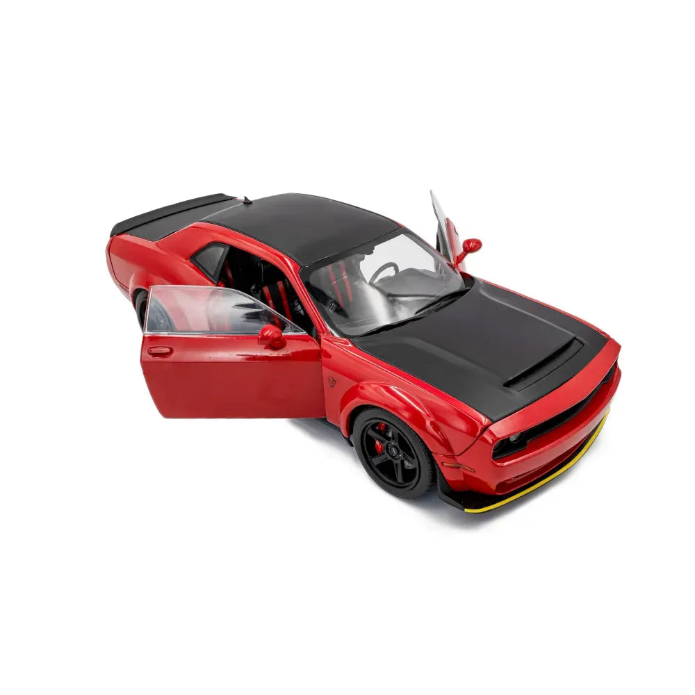 Dodge Challenger SRT Demon rosu/negru 2023 - 1/18 Solido