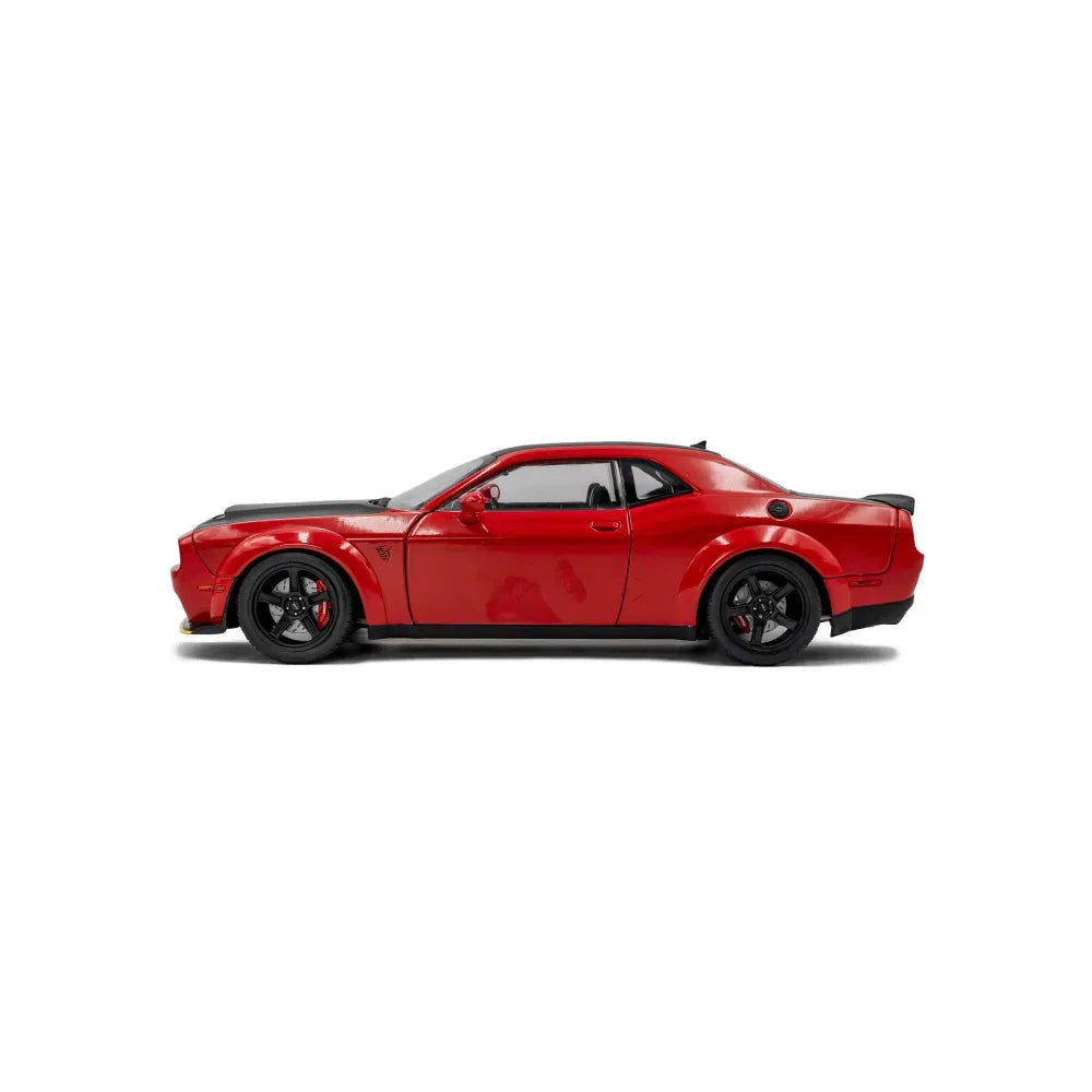 Dodge Challenger SRT Demon rosu/negru 2023 - 1/18 Solido